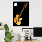 Sundlof Guitars Archtop Poster (Heimbüro)