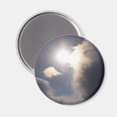 Sundog Rainbow Cloud Burst Apparel and Gifts Magnet (Vorderseite/Rückseite)