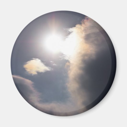 Sundog Rainbow Cloud Burst Apparel and Gifts Magnet (Vorne)