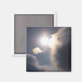 Sundog Rainbow Cloud Burst Apparel and Gifts Magnet (Vorderseite/Rückseite)