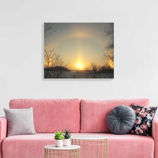 Sundogs Leinwand (Insitu (Wohnzimmer))