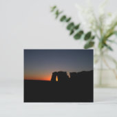 Sundown am Monument Rocks Postkarte (Stehend Vorderseite)