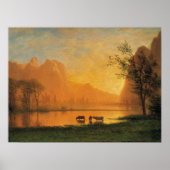 Sundown auf Yosemite Poster (Vorne)