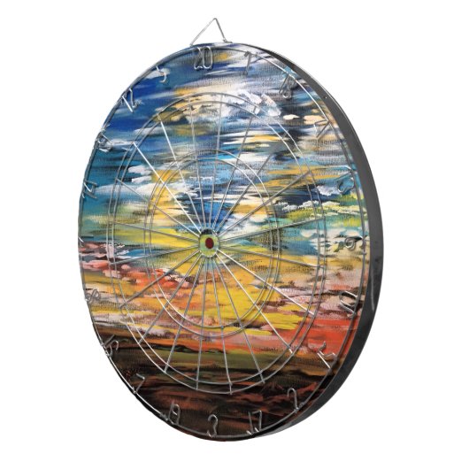 Sundown Dartscheibe (Vorderseite rechts)