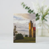 Sundown in in Mackinaw City Postkarte (Stehend Vorderseite)