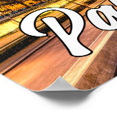 Sundown Over Paris, Frankreich Poster (Ecke)