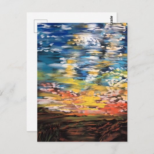 Sundown Postkarte (Vorne/Hinten)