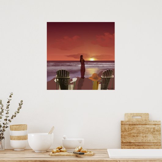 Sundown Print Poster (Küche)