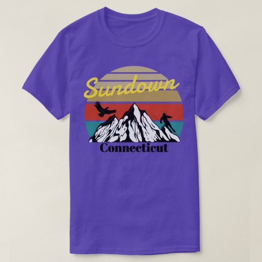 Sundown Ski Connecticut T-Shirt (Design vorne)