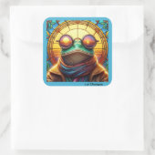 Sundown Swagger Quadratischer Aufkleber (Tasche)