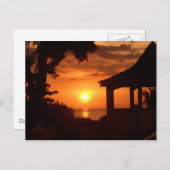 Sundown V Postkarte (Vorne/Hinten)