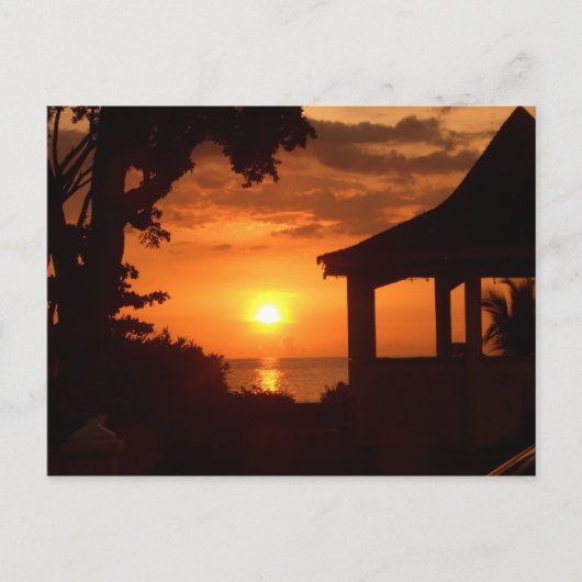 Sundown V Postkarte (Vorderseite)