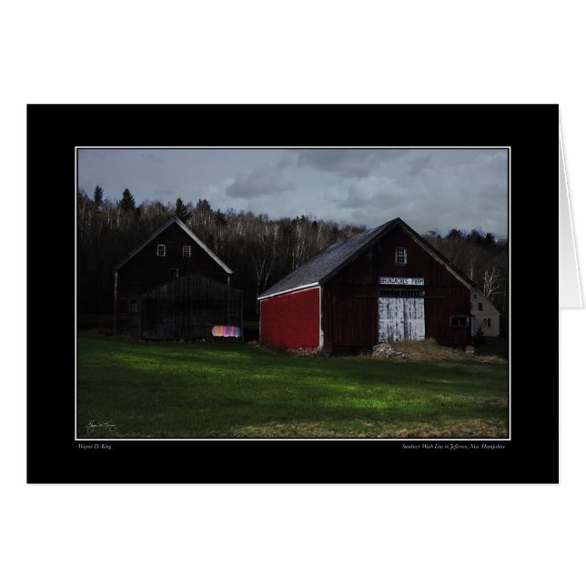 Sundown Wash Line in Jefferson, NH (Vorderseite (Horizontal))