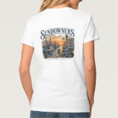 Sundowner am Dock T-Shirt (Rückseite)