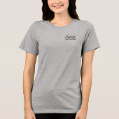 Sundowner am Dock Tri-Blend Shirt (Vorderseite)