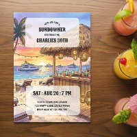 Sundowner Beach Bar Yacht Sunset 30er-Party