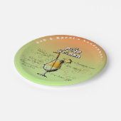 Sundowner Pina Colada Cocktail Party Paper Teller (Schrägansicht)