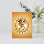 Sundragon Postkarte (Stehend Vorderseite)