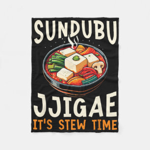 Sundubu Jjigae Asiatisches Essen Foodie Koreanisch Fleecedecke