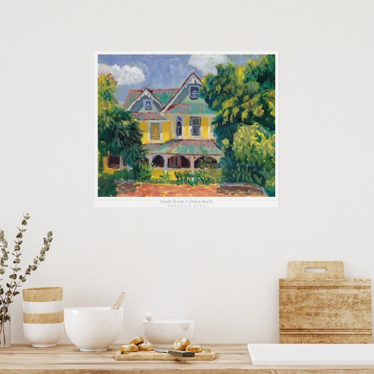 Sundy House Print Poster (Küche)