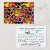 Sunface Celestial Business Card Visitenkarte (Vorne/Hinten)