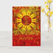 SunFire Karte (Gelbe Blume)