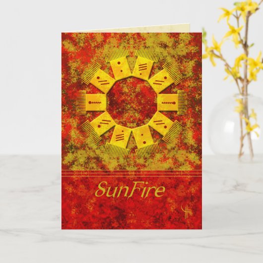 SunFire Karte (Gelbe Blume)