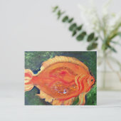 Sunfisch Postkarte (Stehend Vorderseite)