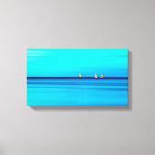 Sunfish Segelboote Leinwanddruck (Vorderseite)