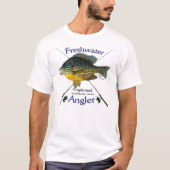 Sunfishfrischwasserangler-Fischen T-Shirt (Vorderseite)