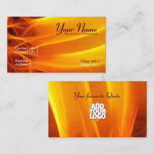 SunFlame Visitenkarte