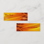 SunFlame-Visitenkarte Mini Visitenkarte (Vorne/Hinten)