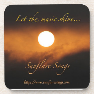 Sunflare Songs - Lass des Music Shine Untersetzer