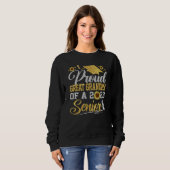 Sunflower 2023 Proud Great Grandma Of A Senior Gra Sweatshirt (Vorne ganz)