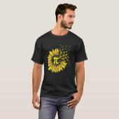 Sunflower 3 14 Pi Number Symbol 100th day of Schoo T-Shirt (Vorne ganz)