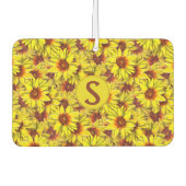 Sunflower Air Freshener Autolufterfrischer (Vorderseite)