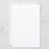 Sunflower and Red Rose Floral Wedding Menu (Rückseite)