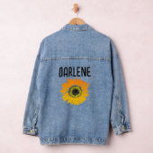 SUNFLOWER ART Personalisiert Denim Jacket Jeansjacke (Hangar)