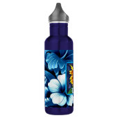 Sunflower at Night Flower Floral Personalized Edelstahlflasche (Links)