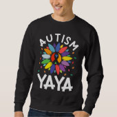 Sunflower Autism Awareness Day Matching Family Aut Sweatshirt (Vorderseite)