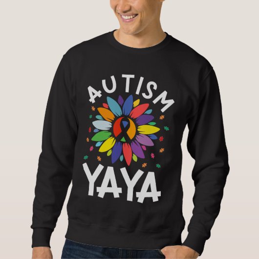Sunflower Autism Awareness Day Matching Family Aut Sweatshirt (Vorderseite)