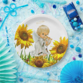 Sunflower Baby Angel Paper Teller (Party)
