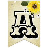 Sunflower Baby Q Wimpelkette (Dritte Fahne)