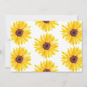 Sunflower Baby Shower Invitation | Editable Floral Einladung (Rückseite)
