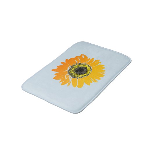 SUNFLOWER BATH MAT BADEMATTE (Schrägansicht)