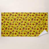 Sunflower Beach Towel Strandtuch (Vorderseite)