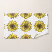 Sunflower, botanical, gift for women badhandtuch set (Handtuch)