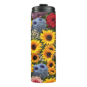 Sunflower Bouquet #99 - Thermosbecher
