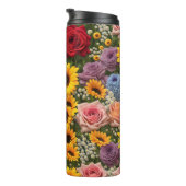 Sunflower Bouquet #99 - Thermosbecher (Nach rechts gedreht)
