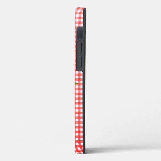 Sunflower Bouquet auf Red Gingham Case-Mate iPhone Hülle (Rückseite / Links)